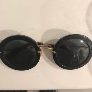 Miu miu round sunglasses
